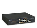 PLANET FSD-1008HP 8-Port 10/100 802.3at PoE+ + 2-Port Gigabit Desktop Switch