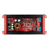 GEN-X Full-Range Class D 4-Channel Amplifier | 4 x 150W RMS @ 4-Ohm - side view | Silarius