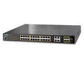 PLANET GS-4210-24PL4C 24-Port Gigabit 802.3at PoE+ + 4-Port Gigabit TP/SFP Combo Managed Switch
