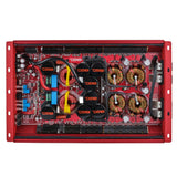 HOOLIGAN KO 1-Channel Amplifier with Voltmeter 5000 Watts Rms @ 1-Ohm Made In Korea - side view | Silarius