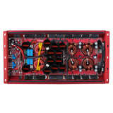 HOOLIGAN KO 1-Channel Amplifier with Voltmeter 8000 Watts Rms @ 1-Ohm Made In Korea - side view | Silarius