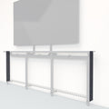 Heckler H1282-FR-MINERAL Framework Tall End Cap Set - Maharam Wrapped - Steamship