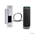 HES ES100-16S-IPS-605 ES100 Series Reader Body and 1600 Strike for ANSI Latchbolt Deadbolt Lockset, Wireless Electric Strike, Deadbolt Latchbolt Faceplate Pack, Bright Brass