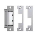 HES 4500C-12/24-630-LBM 4500C Series Complete Pac Electric Strike with Latchbolt Monitor, Includes 4500 Strike Body and Faceplates, Satin Stainless Steel