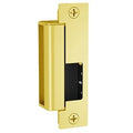 HES 1500C-605 1500 Series Complete Pac Electric Strike with 1LB Faceplate Kit for Latchbolts, Bright Brass