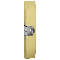 HES 9700-606 9700 Series Surface Mounted Electric Strike, Satin Brass