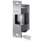 HES 7501-630 7501 Series Grade 1, Fire-Rated Universal Electric Strike with Faceplate for Cylindrical Locksets, Satin Stainless Steel