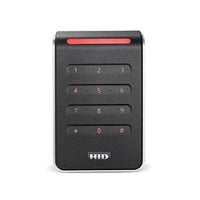 HID 40KNKS-00-0001LF Signo 40K Contactless Smart Reader, Standard, Bluetooth Low Energy, Pig Cord, Black/Silver