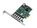 SIIG JU-P70011-S2 DP USB 3.0 7-Port PCIe i/e 5 Gbps (JU-P70011-S2)