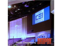 Draper 250014 Cineperm, 100, NTSC, Matt White XT1000V