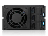 iStarUSA BPN-DE230SS-SIL 2x5.25 to 3x3.5 SAS CAGE SIL