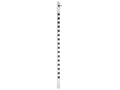 Black Box PS181A-R3 Vertical Rackmount Power Strip - 120VAC, 15A, 5-15R, 16-Outlet, 15-ft. NEMA 5-15P Cord