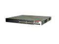 Amer SS2GR26IP 26 port 10/100/1000 Mbps Stackable Switch consisting of 22 port 1000Basr-t + 4 port 1000Base-T/SFP Gigabit Managed Layer 2 POE Switch