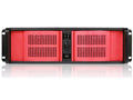 iStarUSA D-300L-RED 3U Ext. IPC Case 26 Depth,8bays