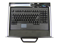 iStarUSA TC-A100B-PS2 1U Drawer W/keyboard/touchpad