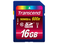 Transcend TS16GSDHC10U1 16GB SD Card U1, MLC, 600X