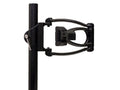 HAT Design Works A00030-S Single Articulating Monitor Arm w/Pole Clamp, Silver