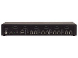Black Box KVS4-8004VPX KVM MultiViewer, NIAP 4.0 Certified - 4-Port, Single-Monitor, DisplayPort, CAC