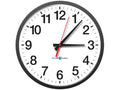 Pyramid S9A3AAGBXB RF Wireless Synchronized Analog WALL Clock, 13, 12-HOUR, Arial Numeral, Black, Battery Operated