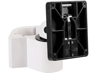 HAT Design Works 9170-248 9170 Pole Mount Clamp, White, holds 30 lbs