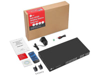 SIIG CE-MX0011-S1 8x8 HDMI 4K60Hz Matrix Switcher w/ LCD (CE-MX0011-S1)