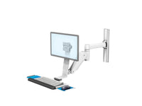 GCX WMS-0004-03 Wall Mount System, Adjustable Height, 14 Extension, Vesa, Keyboard