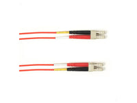 Black Box FOCMRM4-LCLC-RD-25 OM4 MM FO Patch Cable Duplx, PVC, RED, LCLC / OM4 MM FO Patc, 25 Feet