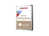 Toshiba HDWG51EXZSTA N300 - 3.5" - 14TB - SATA 6 Gb/s - 6Gbps - 7200RPM - 512MB - N300 hard drives are optimized for always-on NAS systems