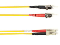 Black Box FOLZHM4-STLC-YL-17 OM4 MM FO Patch Cable Duplx, Lszh, Yellow, STLC 17 FT (5M)