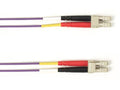 Black Box FOCMRM4-LCLC-VT-10 OM4 MM FO Patch Cable Duplx, Pvc,violet, LCLC / OM4 MM FO PA, 10 Feet (3M)