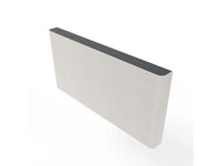 Heckler H735-BG-OW AV Credenza 4U - Black Grey Body with Off White Fabric