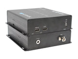 SmartAVI HFX-UX-S 4K60 HDMI, USB 2.0 and Audio KVM Fiber Extender.