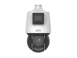 Uniview IPC94144SR-X25-F40C IPC94144SR-X25-F40C,4MP+4MP Starlight IR Intelligence 4 Inch Twin-Lens Dome Union IP Camera