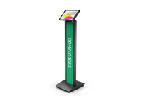 Compulocks 140BPMIP109 iPad 10th-11th (A16) Gen PowerMove Brandable Floor Stand Black