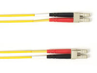Black Box FOCMR10-LCLC-YL-20 10 MM FO Patch Cable Duplx, PVC, Yellow, LCLC / 10 MM FO PAT, 6M 20 Feet