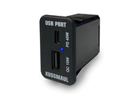 Gamber-Johnson 7300-0599 Kussmaul Dual USB-C & USB-A Port Module for Switch Knock-outs