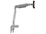 Humanscale M21NTNDSBTB M2.1 Monitor ARM with Combo Mount for Single Monitor - Silver with Gray TRIM
