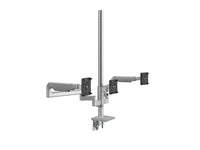Humanscale X2NTNCCSNTBQTBQTB36 Mflex M2.1 ARM, NON TECH Base, Clamp Mount, NO ARM Link, STD Monitor TILT (ONE PER Monitor), STD 100MMX100MM, Black, 4IN/12IN Straight Link/dynamic