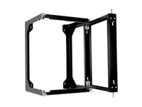 Chatsworth 11790-725 Standard Swing Gate Wall Rack, Black, 21.7IN (551 mm) W x 25.2IN (640 mm) D x 29.1IN (739 mm) H