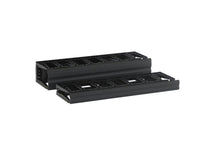 Chatsworth 13930-702 Velocity Horizontal Cable Manager, Single-Sided, 2U, Black