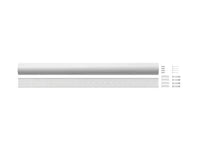 Sanus CCSTVK 2pc 48in x 3.5in PVC Wht Flat Scrn Kit