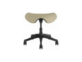 Humanscale F300GCL11FSSNSC Freedom Saddle Stool with Bar Height Cylinder - Mineral Corvara Leather
