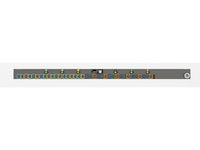 Vertiv VP6N30AJ rPDU, Monitored Outlet Level EC, 30A, 240/415V WYE, 17.2kW, Vertical, (42) Locking IEC C13, (6) Locking IEC C19