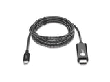 SIIG CB-TC0B12-S1 USB-C to HDMI Cable 6 ft (2M), 4K@30Hz Video Output, Plug & Play, for MacBook, iPad Pro, Samsung Galax