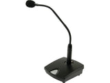 Samson SACMB1 CMB1 Gooseneck Mic Base Weighted microphone base with female XLR connector;Programmable switch for Push to Talk or Push to Mute or