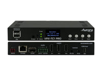 Aurora Multimedia VPX-TC1-PRO Next-gen 4K60 4:4:4 1Gbps AV-over-IP transceiver box utilizing Auroras Mimix CODEC technology (copper+SFP slot)