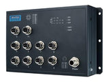 B+B SmartWorx EKI-9510G-2GL-AE EN50155 M12 8Giga + 2GigaBP Unm SW, 24 4