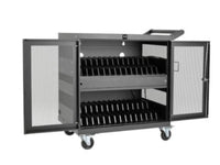Eaton Tripp Lite CSC32USB Multi-Device Charging Cart, 32 USB Ports, iPad and Android Tablets, Wall-Mount Option, Black