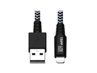 Eaton Tripp Lite M100-003-HD Heavy-Duty USB-A to Lightning Sync/Charge Cable, MFi Certified - M/M, USB 2.0, 3 ft. (0.91 m)