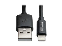 Eaton Tripp Lite M100-004COIL-BK USB-A to Lightning Sync/Charge Coiled Cable (M/M) - MFi Certified, Black, 4 ft. (1.2 m)